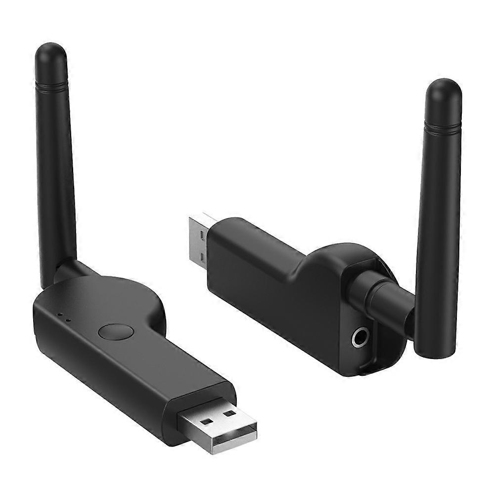 Bluetooth-compatible 5.2 USB Audio Adapter with External Antenna Computer Audio Adapter Portable Transmitter Desktop Accessories
