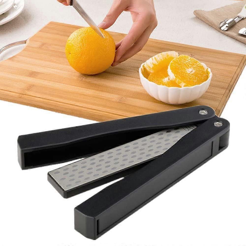 Portable Double Sided Diamond Knife Sharpener 400/600 Grit Pocket Sharpeneroutdoor Tools