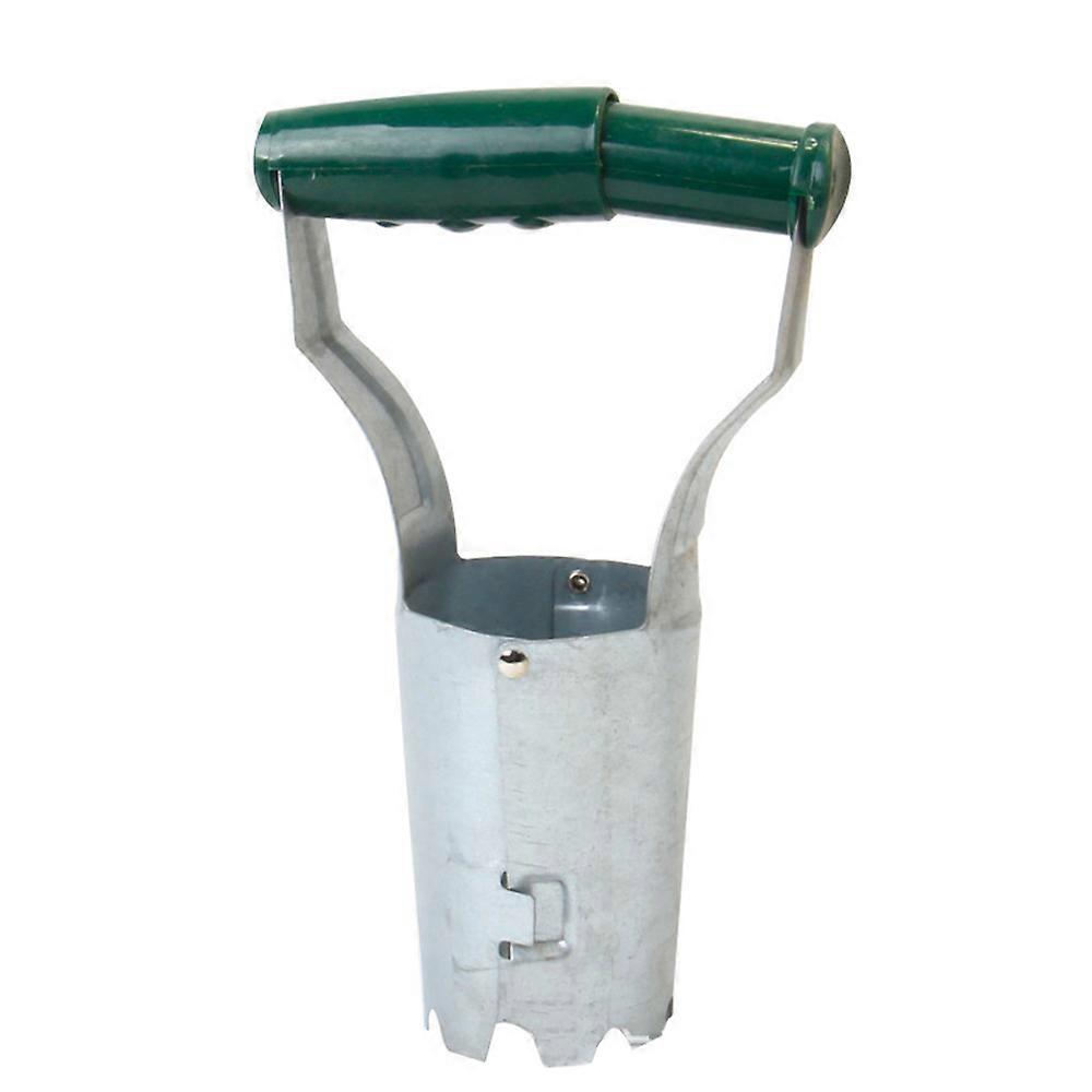 Garden Hand Tools Bulb Planter - Plant Transplanting Machine Automatic Soil Release for Digging/Refi