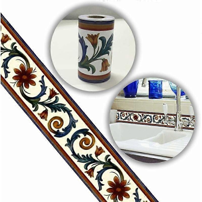 Floral pattern Wallpaper and border 10cm*10m (Floral pattern)