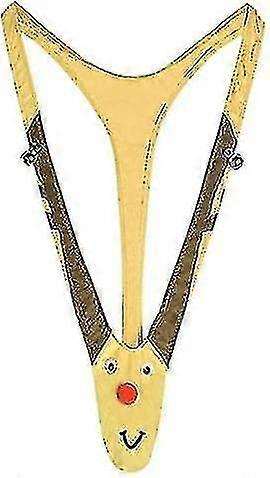 Julklapp Ren Mankini Män Stringunderkläder med klockor