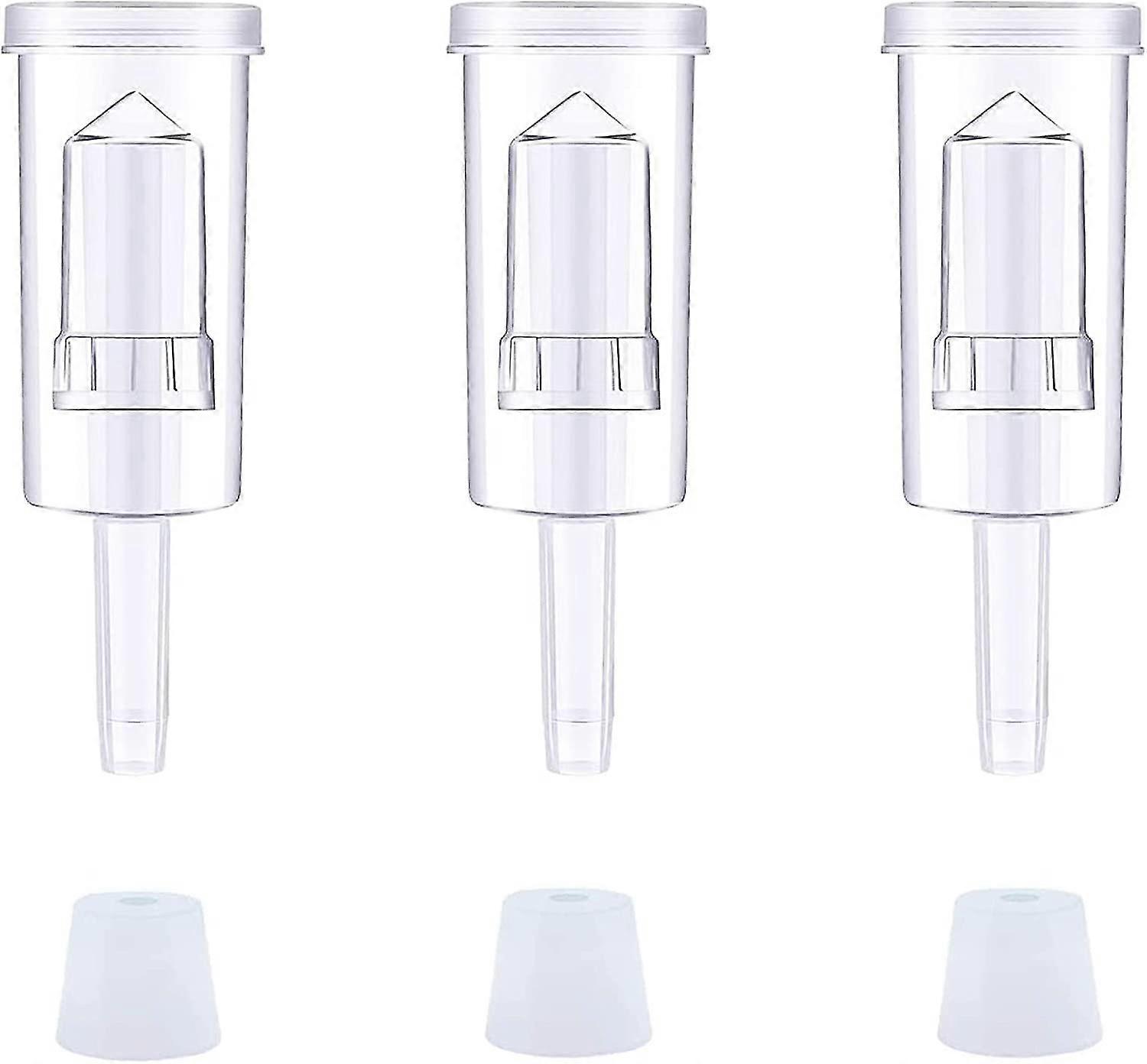 Fermentation Airlock, 3pcs Airlock Fermentation, Fermentation Bung With 3 Stoppers, Airlock For Fermentation, Fermentation Tubes For Brewing And Wine