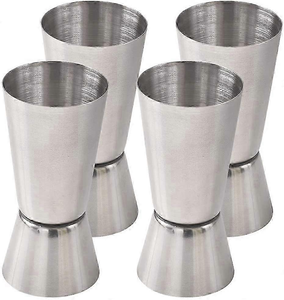 Newk Cocktail Jigger, 15 & 30 ML Stainless Steel Bar Jigger (Set of 4)
