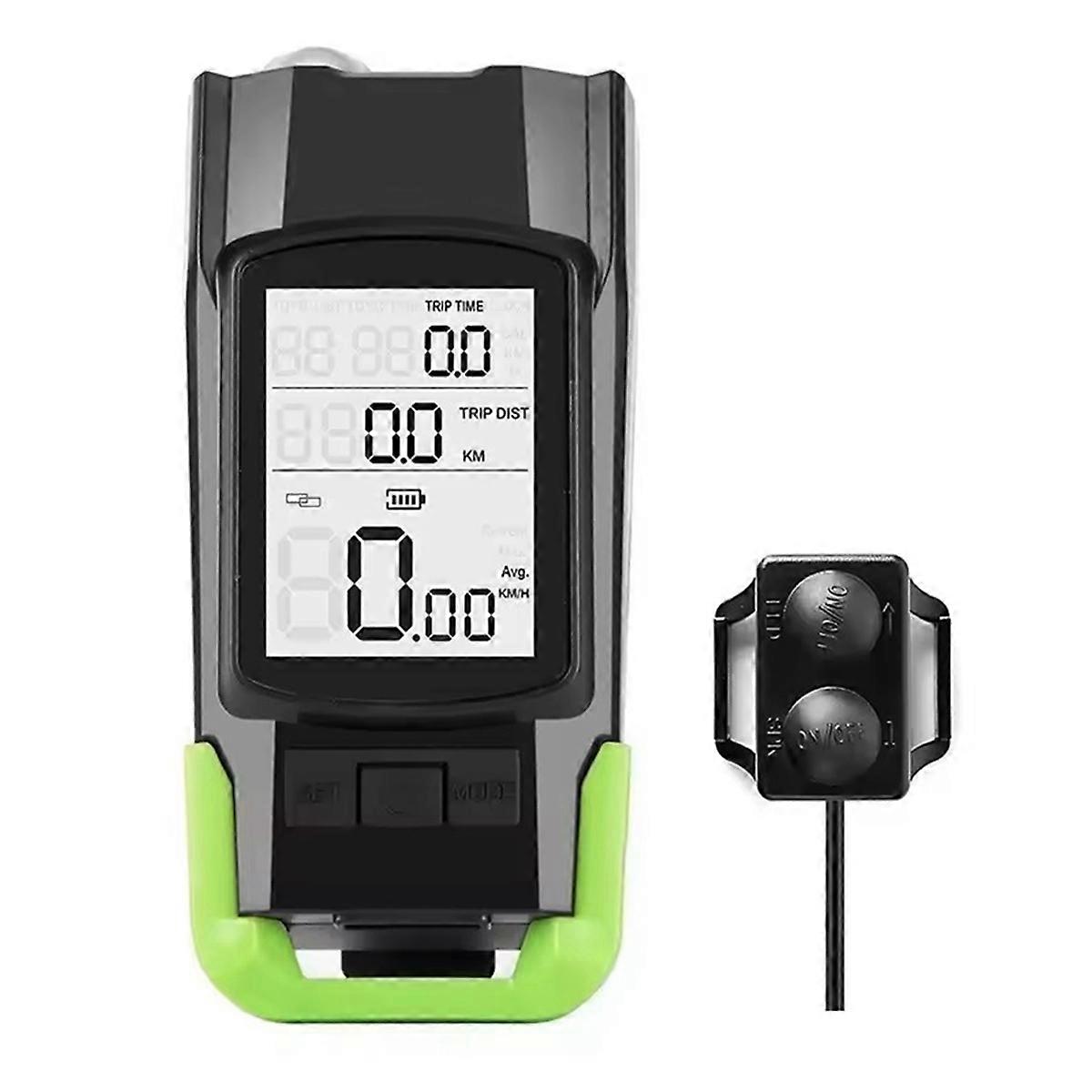 3 in 1 Bike Light Lamp Cycling Bicycle Computer 120DB Bike Horn Bells Front Flashlight -Road Bike S