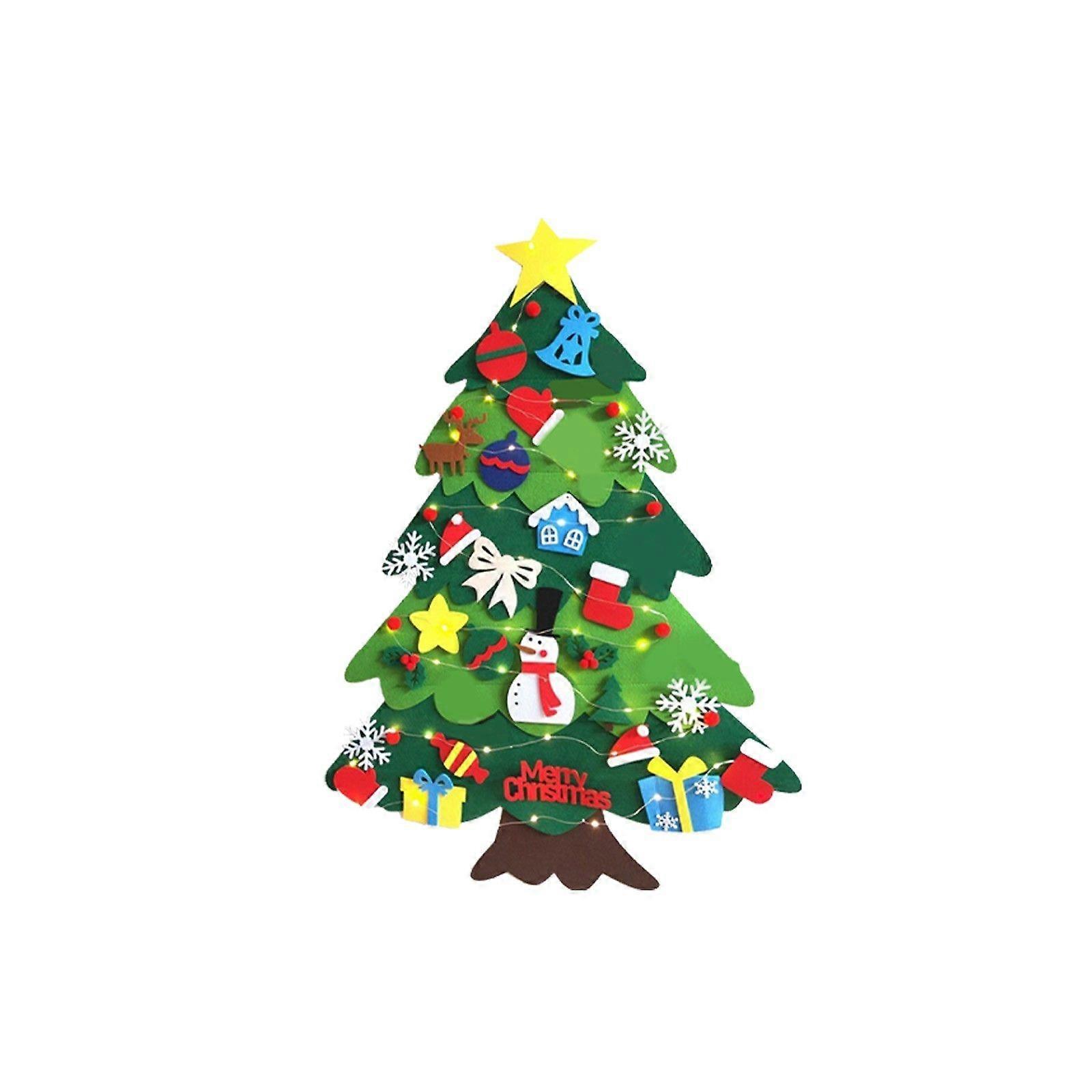 Luminous Cloth Christmas Tree - DIY DecorToy Playsets