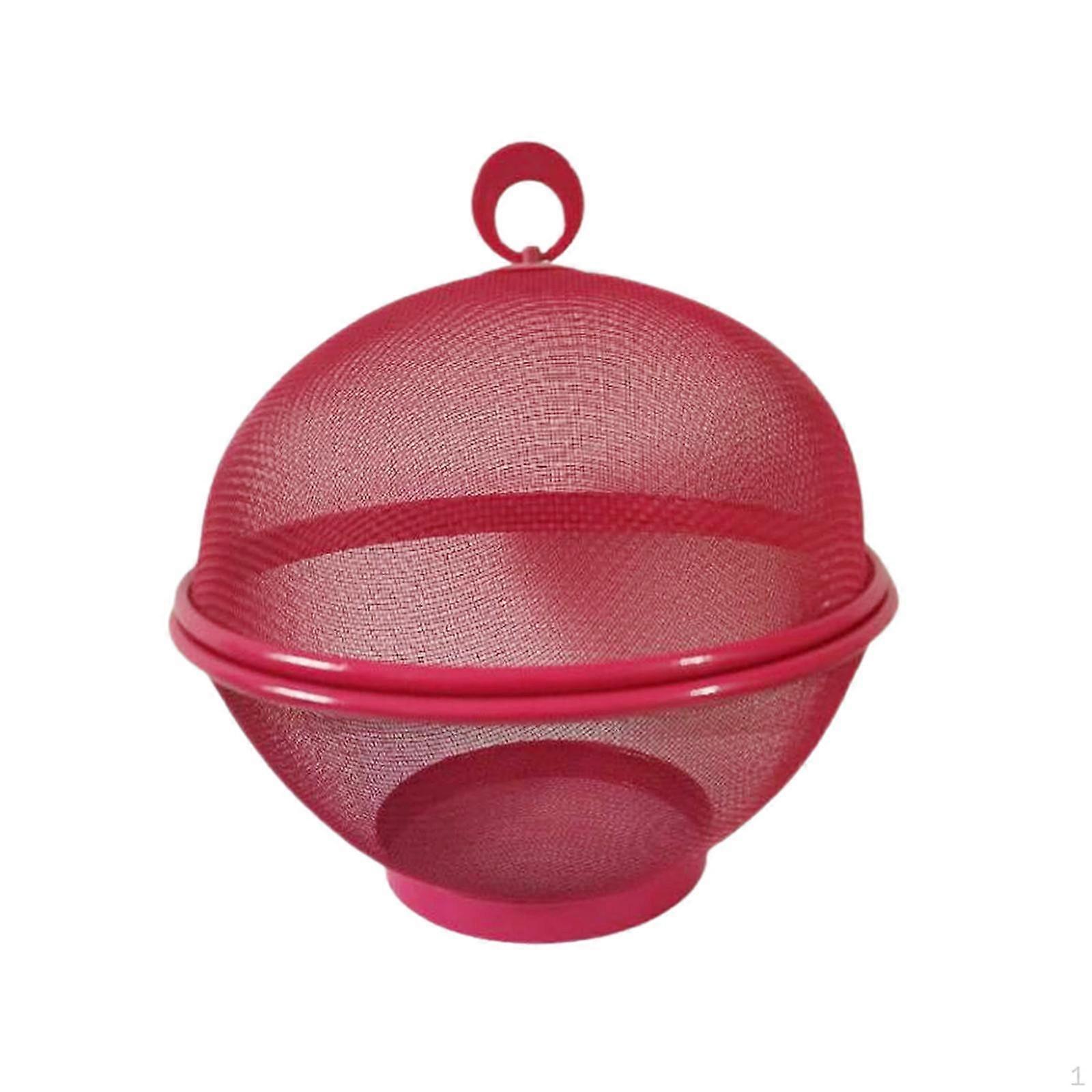Fruit Basket with Lid Covered Bowl Strainer Food Strainers Multipurpose Decorative