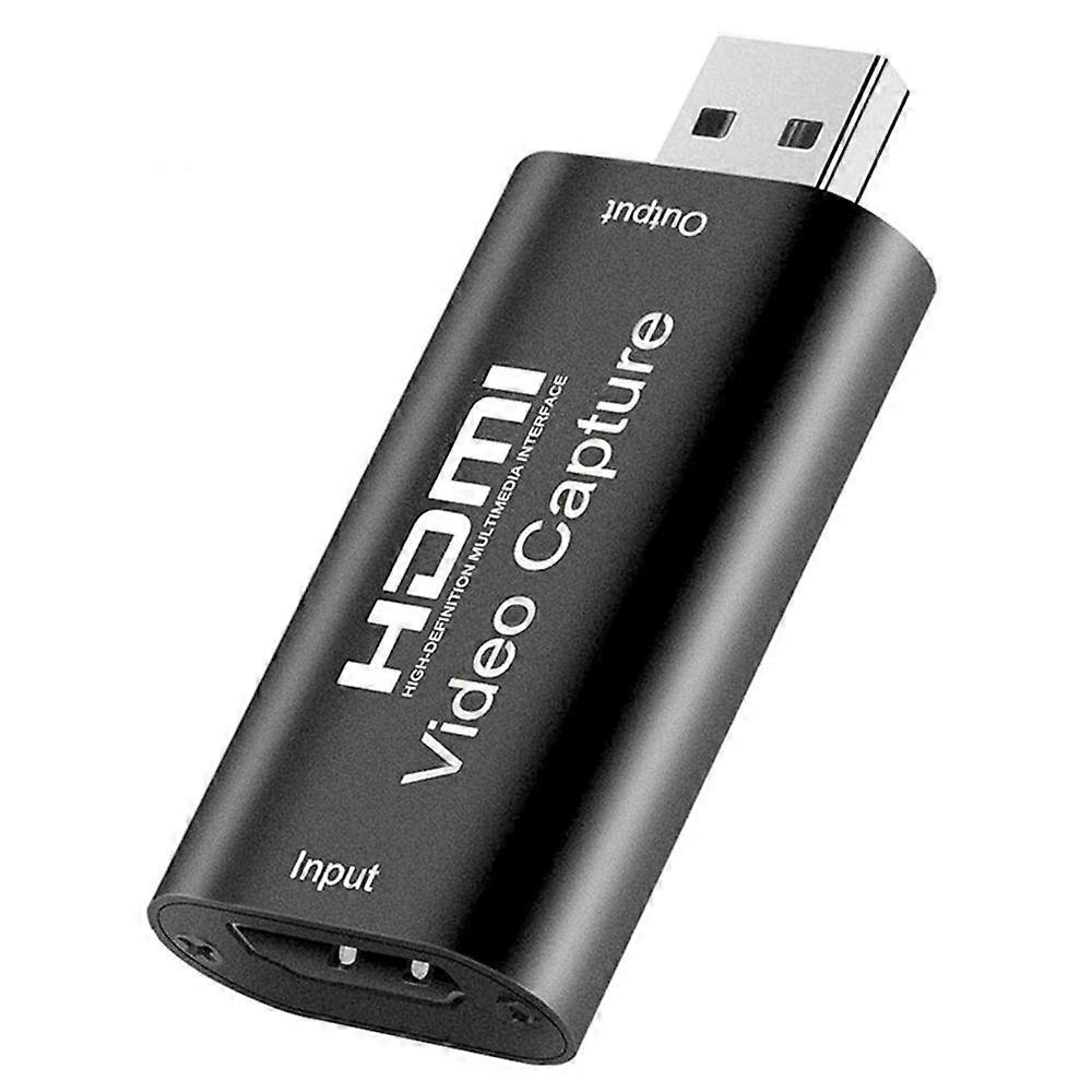 Capture Card 4K HD to USB2.0 Capture Card Video Record Box 1080P@30Hz Camera Recording Live Stream