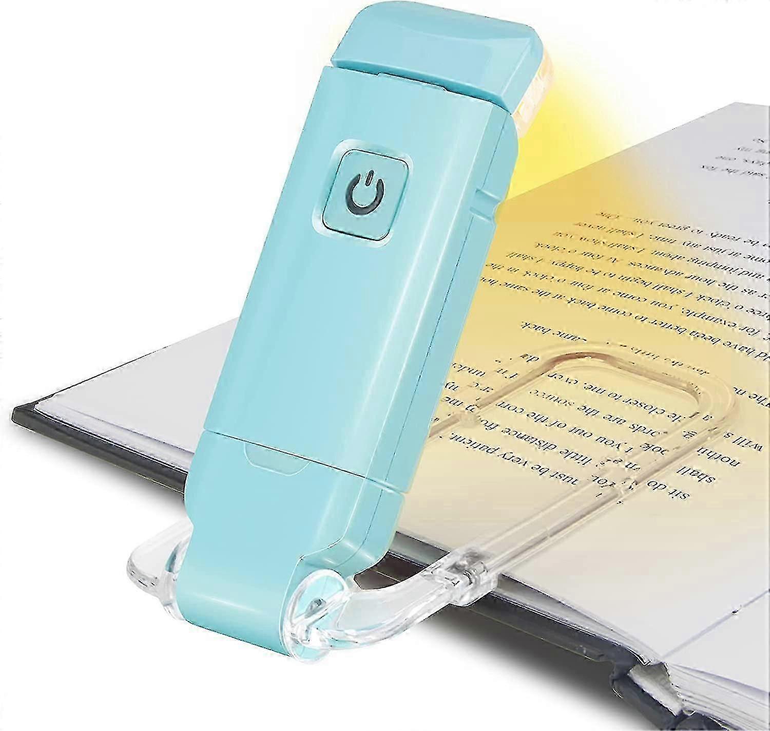 Reading Lamp Book Clamp Book Lamp Reading Light Usb Rechargeable Led Clamp Light Dimmable Bed Lamp Eye Care Reading Light 3 Color Temperature Modes Fo