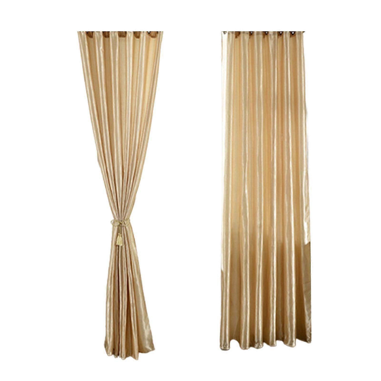 Treatment Panels Door Drape Fashion Window Curtains Solid Color Window