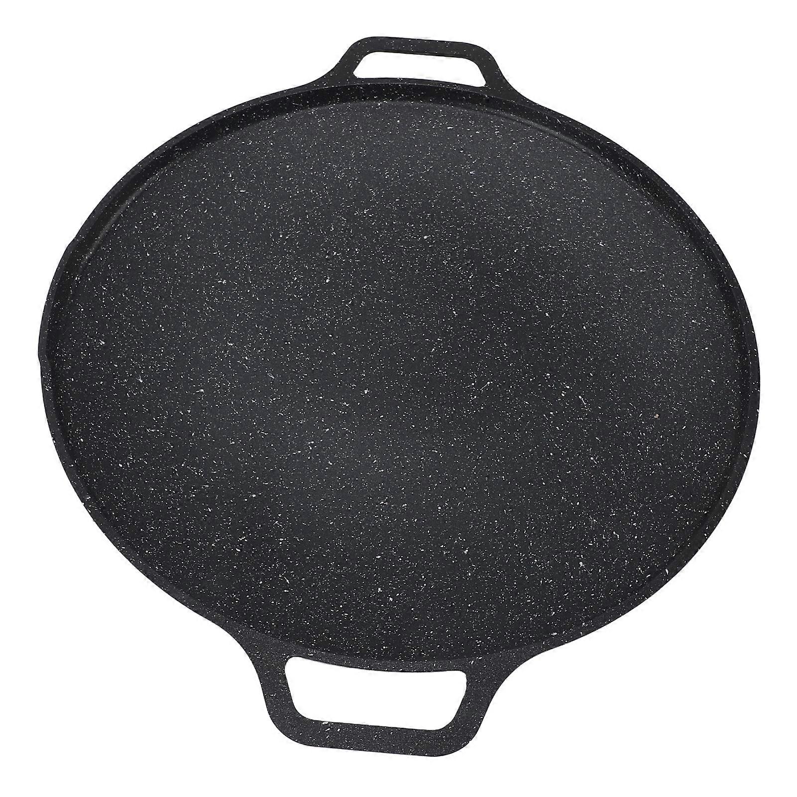 مقلاة شواء كورية مستديرة غير لاصقة طلاء سبائك الألومنيوم مقاومة درجات الحرارة العالية مقلاة شواء كهربائية كورية 