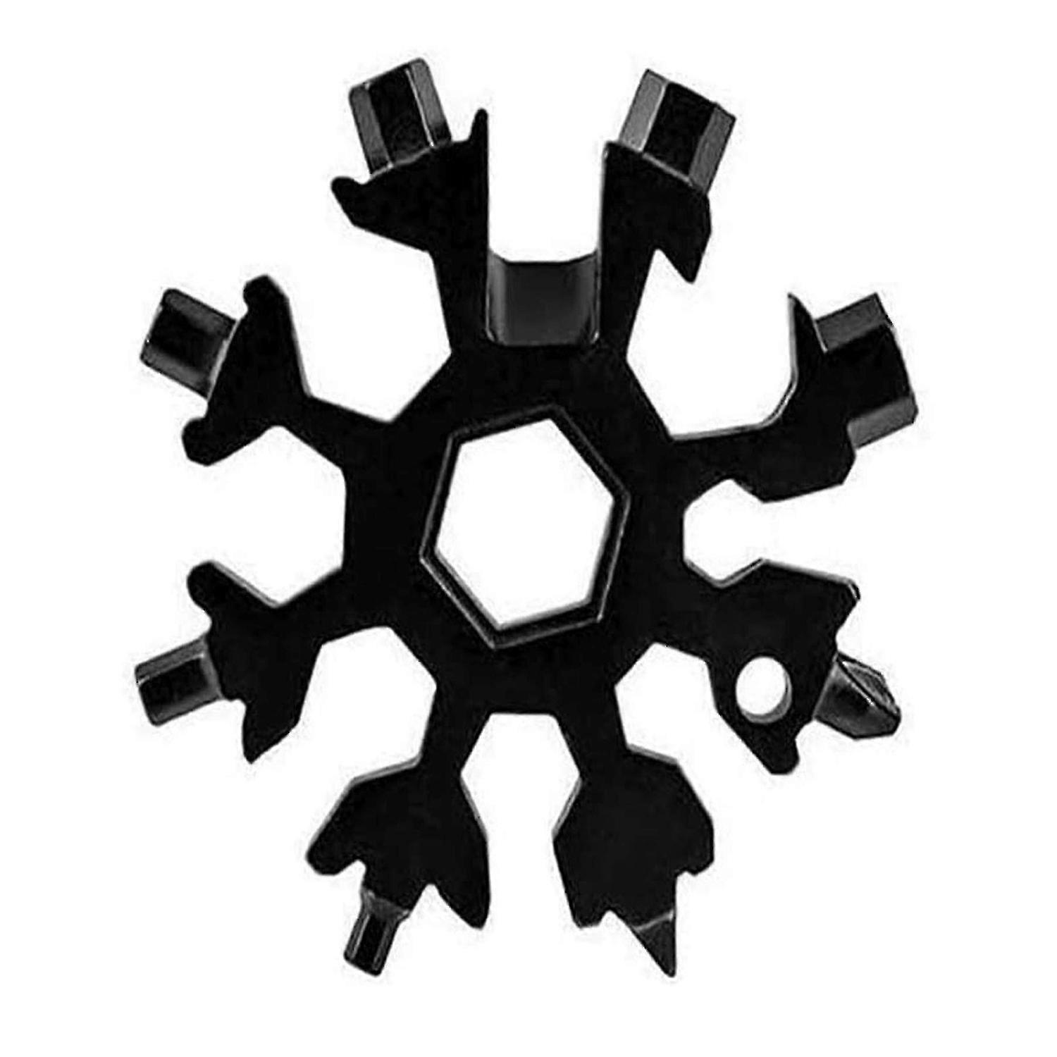 18-in-1 Snowflake Multi Tool Wrench | Stainless Steel Multitool | Smart Handy Multipurpose Screwdriv