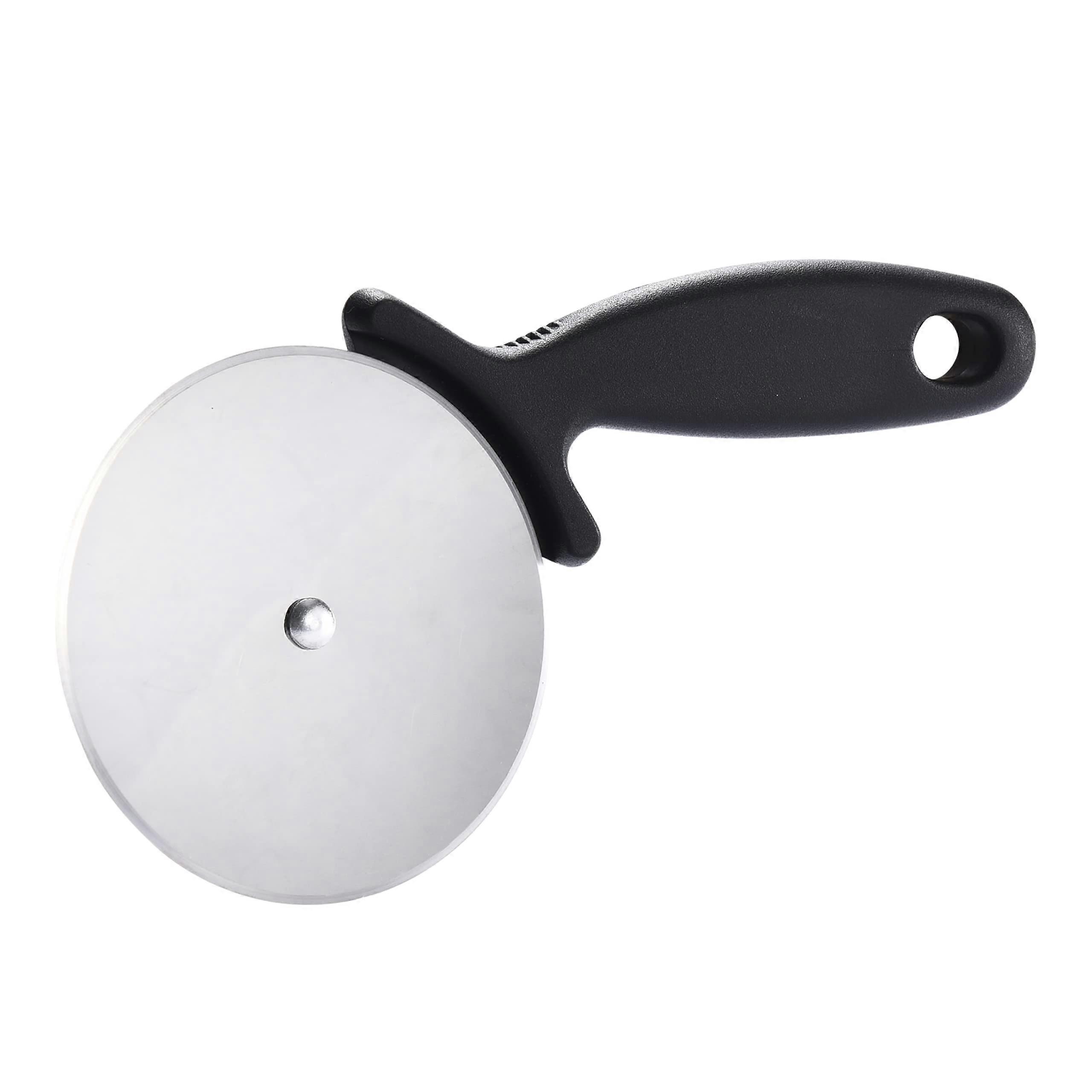 Stainless Steel Pizza Cutter Wheel with Rust-Resistant Handle and Comfortable Grip for Easy Slicing