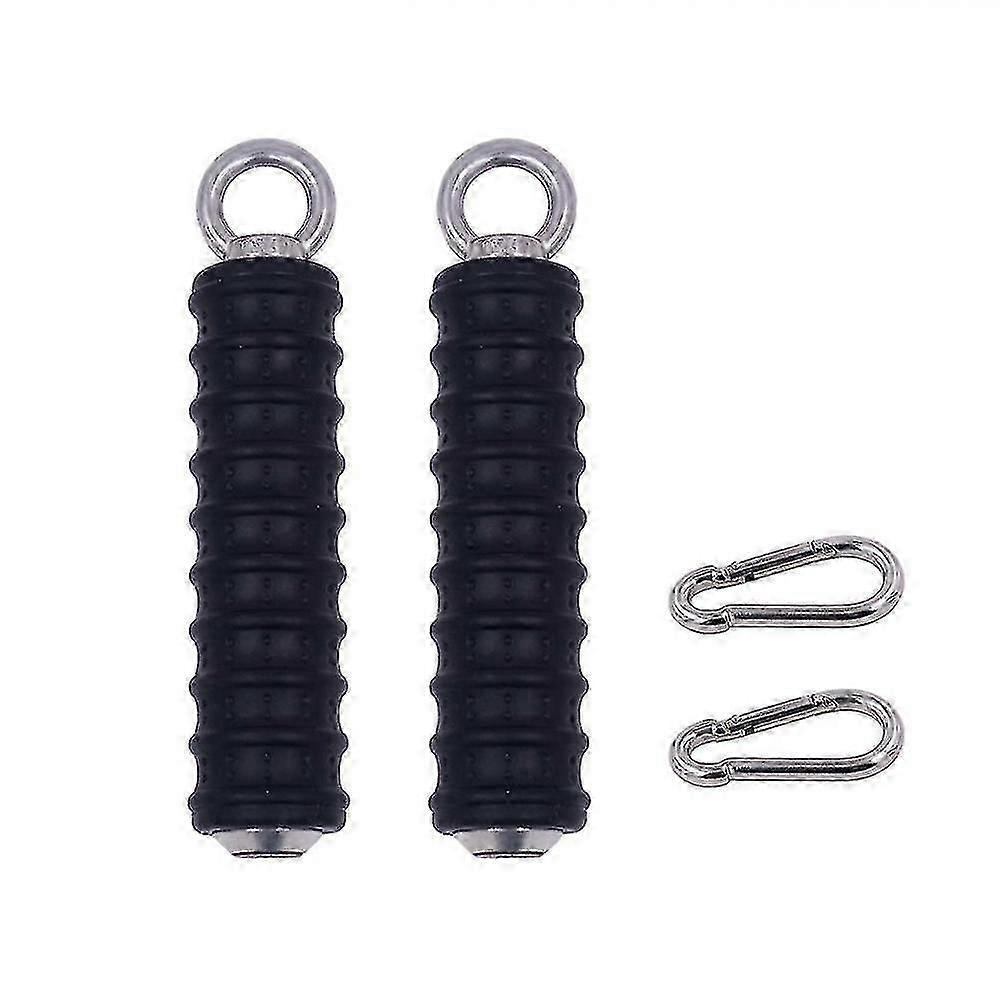 2Pcs Push Down Single Gym Handle Triceps Strength Pull Up Hand Grips for Cable Machine Attachment A CHK