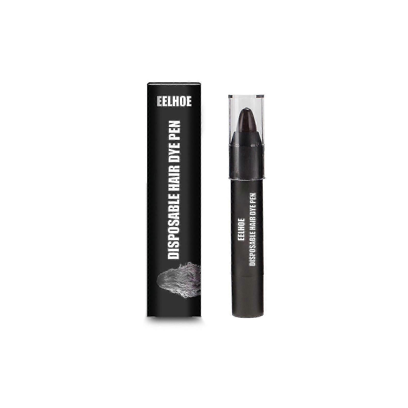 Stylo de coloration capillaire Poudre d’ombre pour remplacer les favoris Chauve Racine des cheveux Populaire Couleur jetable Stylo de coiffure