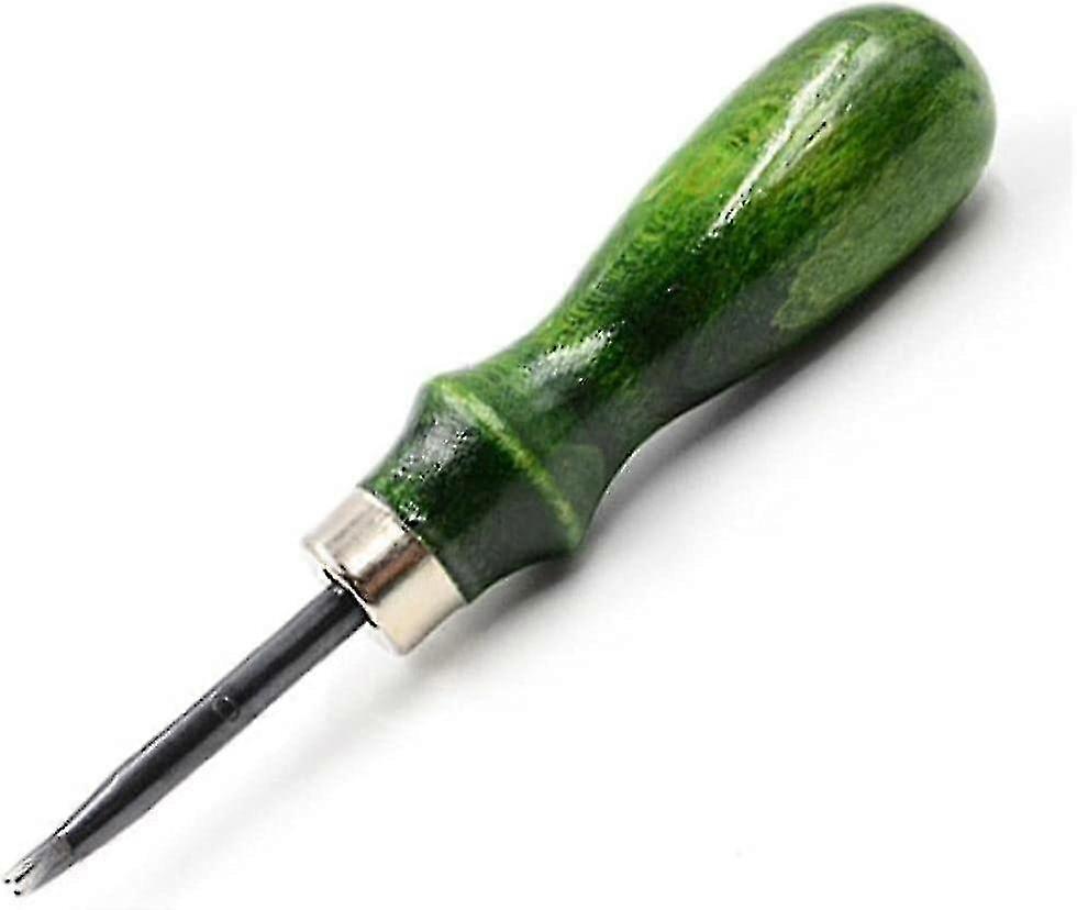 Green Leather Grooving Tool - 1pc for DIY Leather Craft Sewing