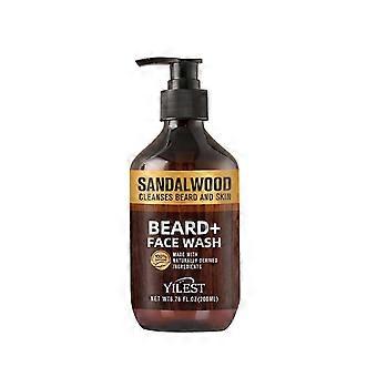 Il detergente per barba rimuove la vecchia cheratina lasciandolo più liscio e raffinato migliora la sensazione della barba 200ml