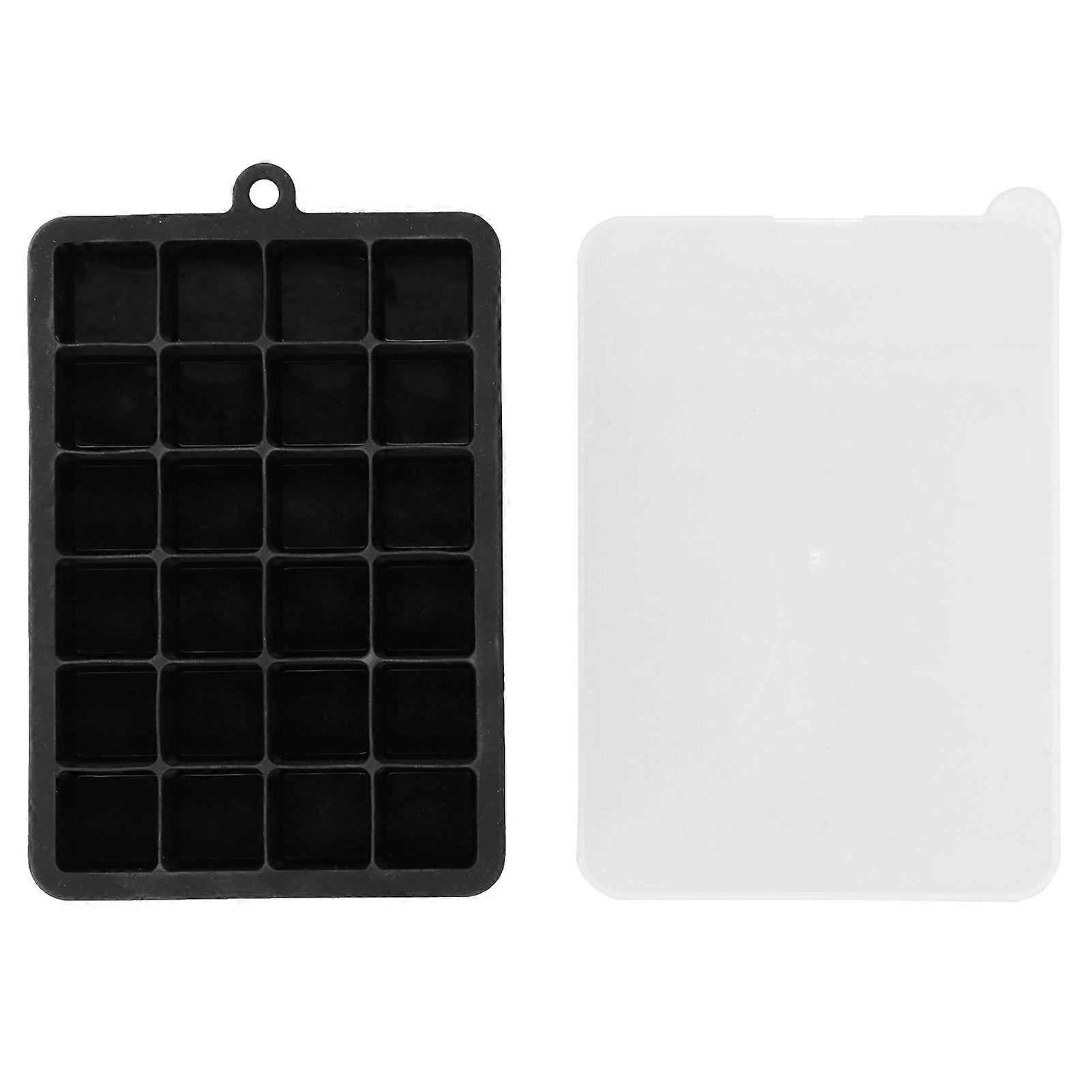 24 Grid Silicone Ice Cubes Maker Mold Square DIY Ice Maker For Kitchen And Bar Drinking Accessories Square Ice Cube Mold
