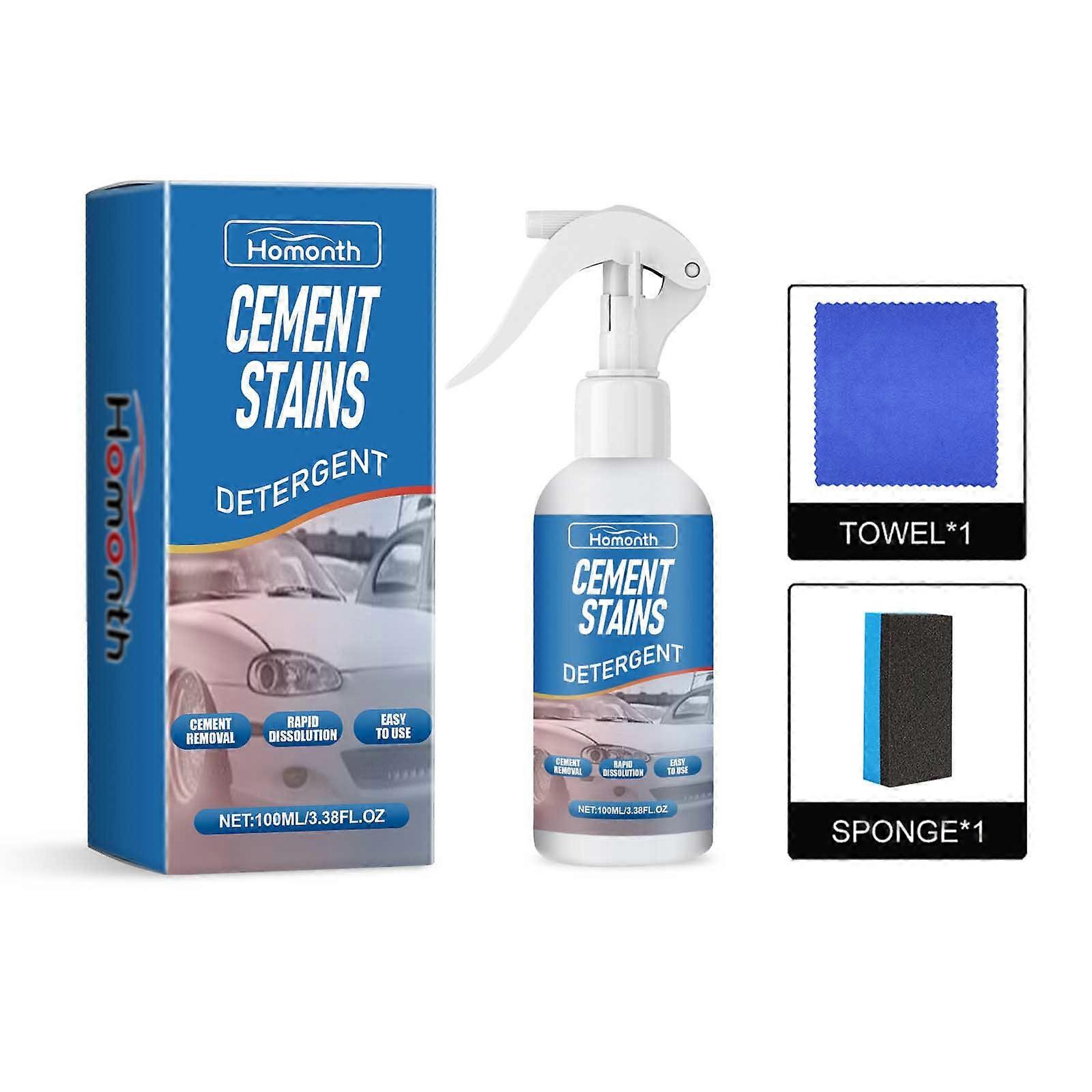 Cement Removal Spray – Concrete Stubborn Mud Cleaner, 100ml for Effective Surface Cleaning