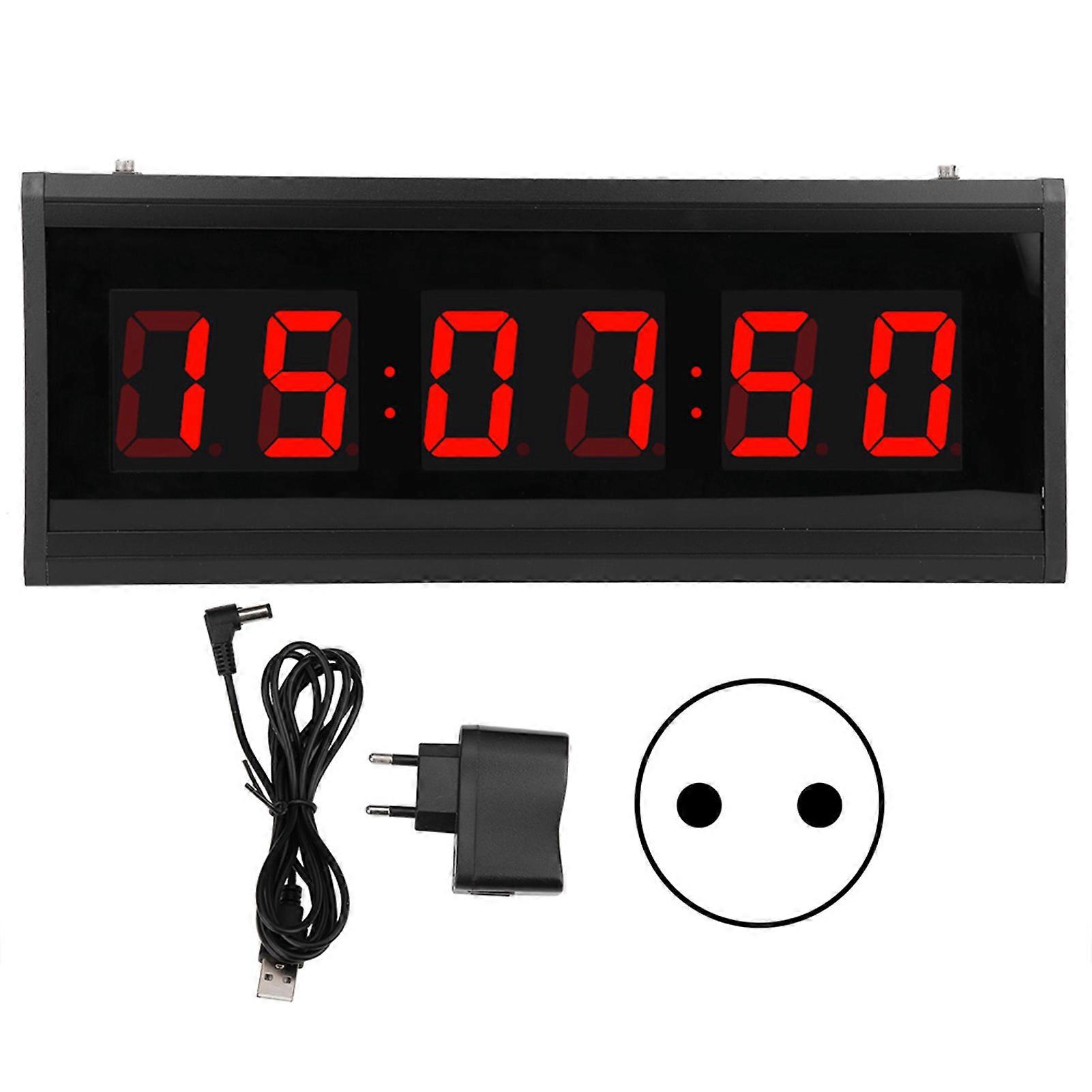 Household Modern Digital Electric Clock with Perpetual Calendar, 100-240V Compatibility, Sleek Design, Multi-Functional Decor