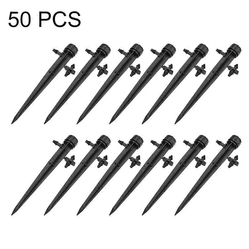 50 x 360 Degree 8 Holes Adjustable Water Flow Irrigation Drippers