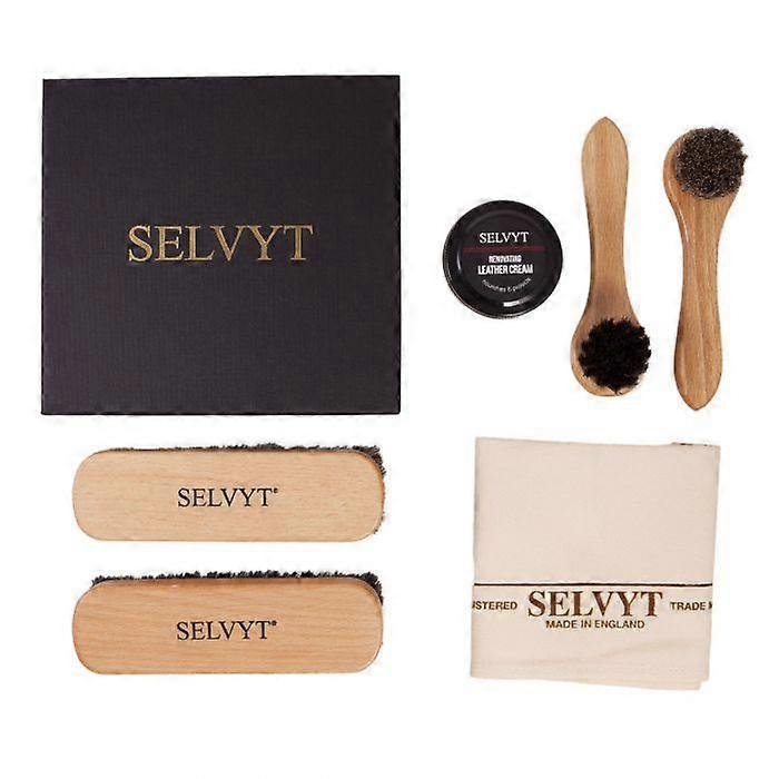 Selvyt Luxury Shoe Care Kit SET A - Gift Box