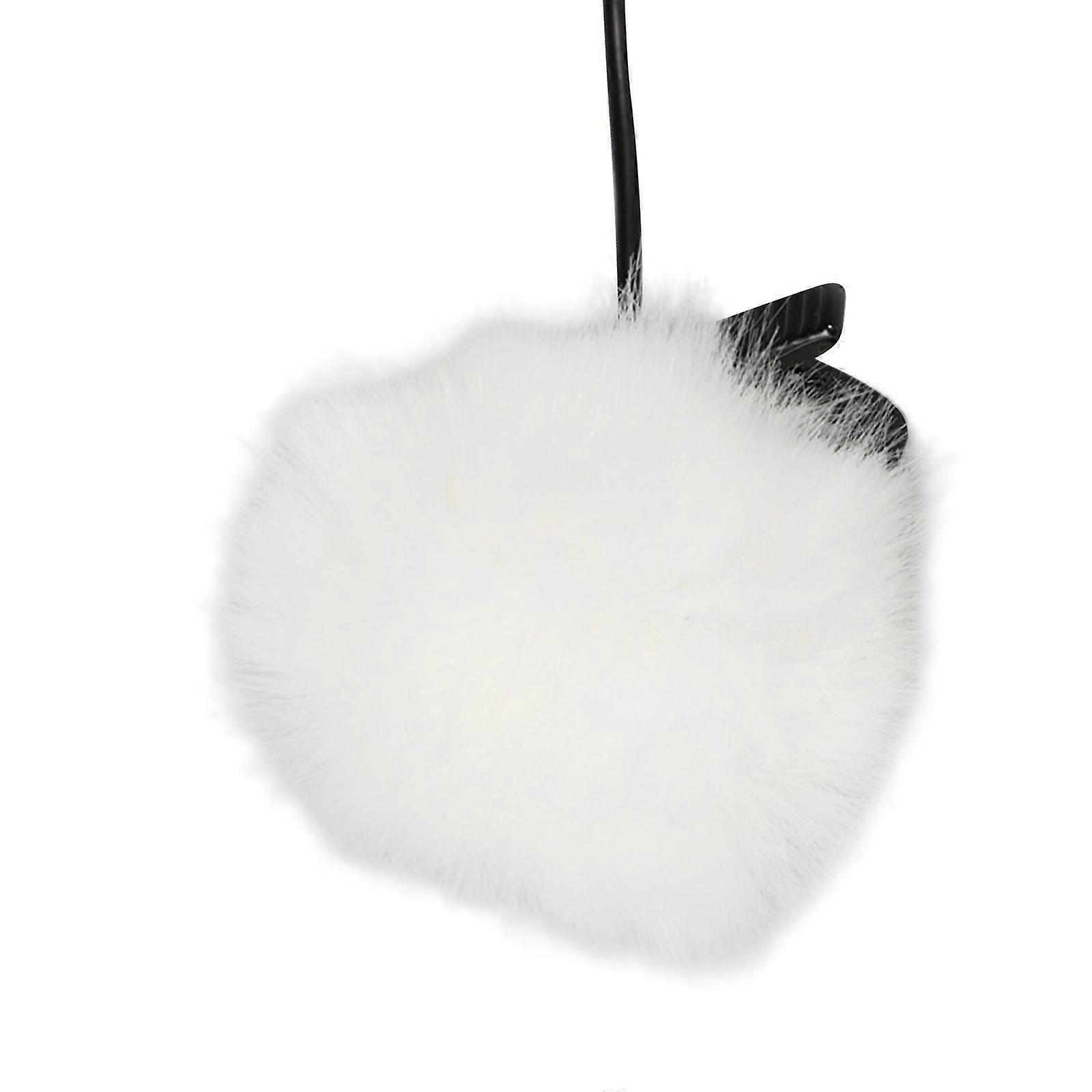 Outdoor Interviews Lapel Microphone Windshield Mic Cover For 6-20mm Diameter Mic for Clear Recording For Journalists White 5mm