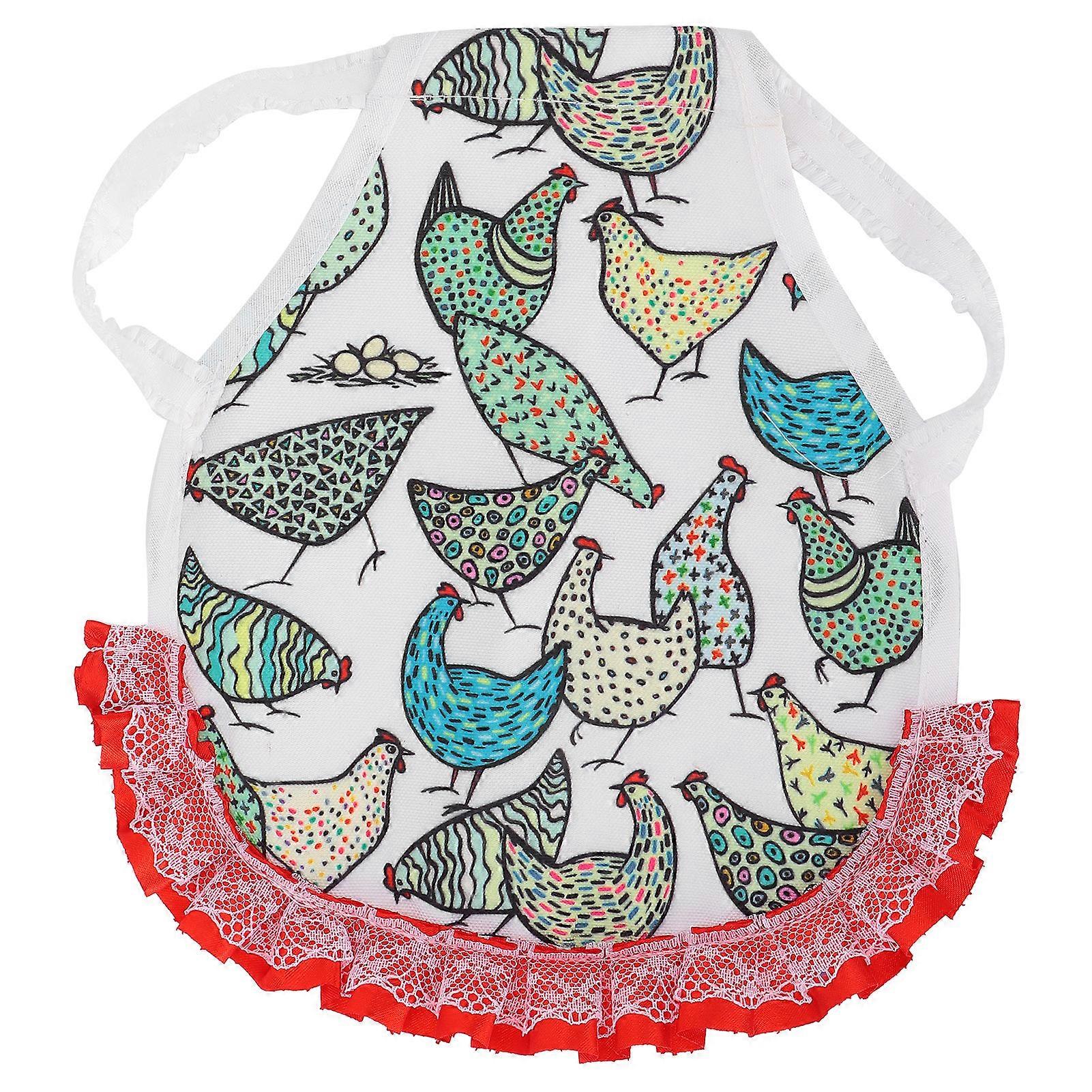 Chicken Apron Elastic Lace Hen Saddles Protect Feather Pet Vest Dress for Chickens Ducks and Geese
