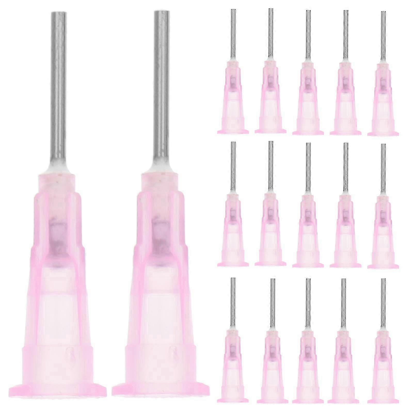 100pcs 18G Blunt Tip Needles for Crafts, Glue, Ink Dispensing - Low Viscosity Replacement Tips