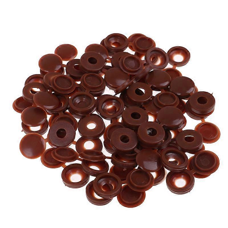 50Pc Hinged Plastic Screw Fold Caps Button For Exterior Snap Buttons Furniture Decorative Cover