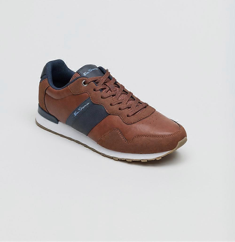 Ben Sherman Owen Retro Men's Tan/Navy Trainers