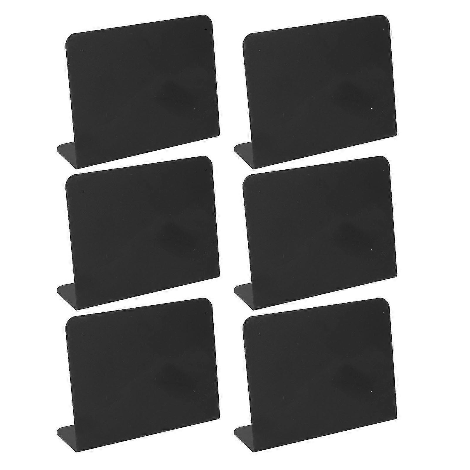 20pcs Mini-Kreidetafel-Set Easy Write Erase Display Schwarze Tafelschilder mit Stift für Hochzeit Nagelstudio