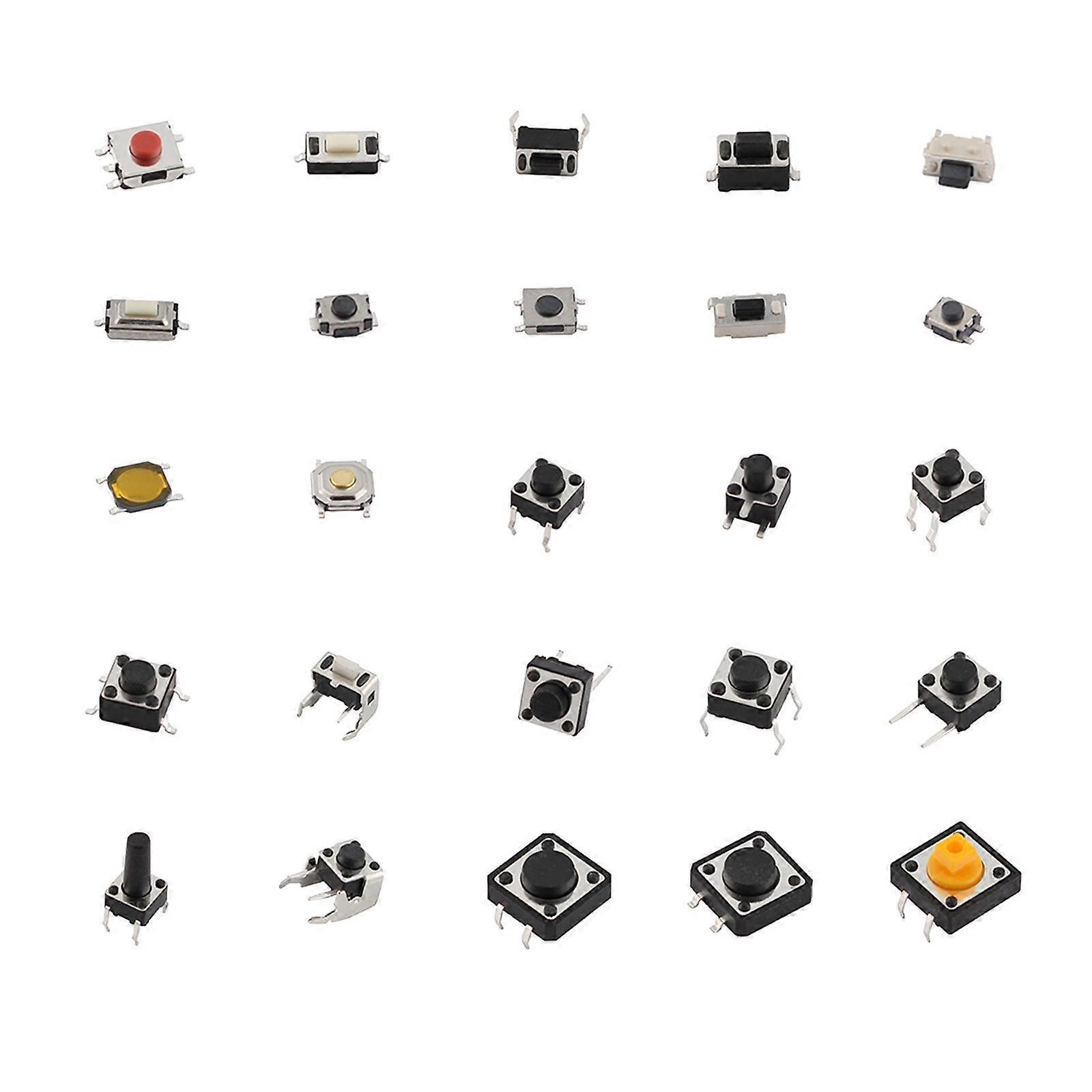 125pc/set Button Micro Switches Kit for Electronics Products