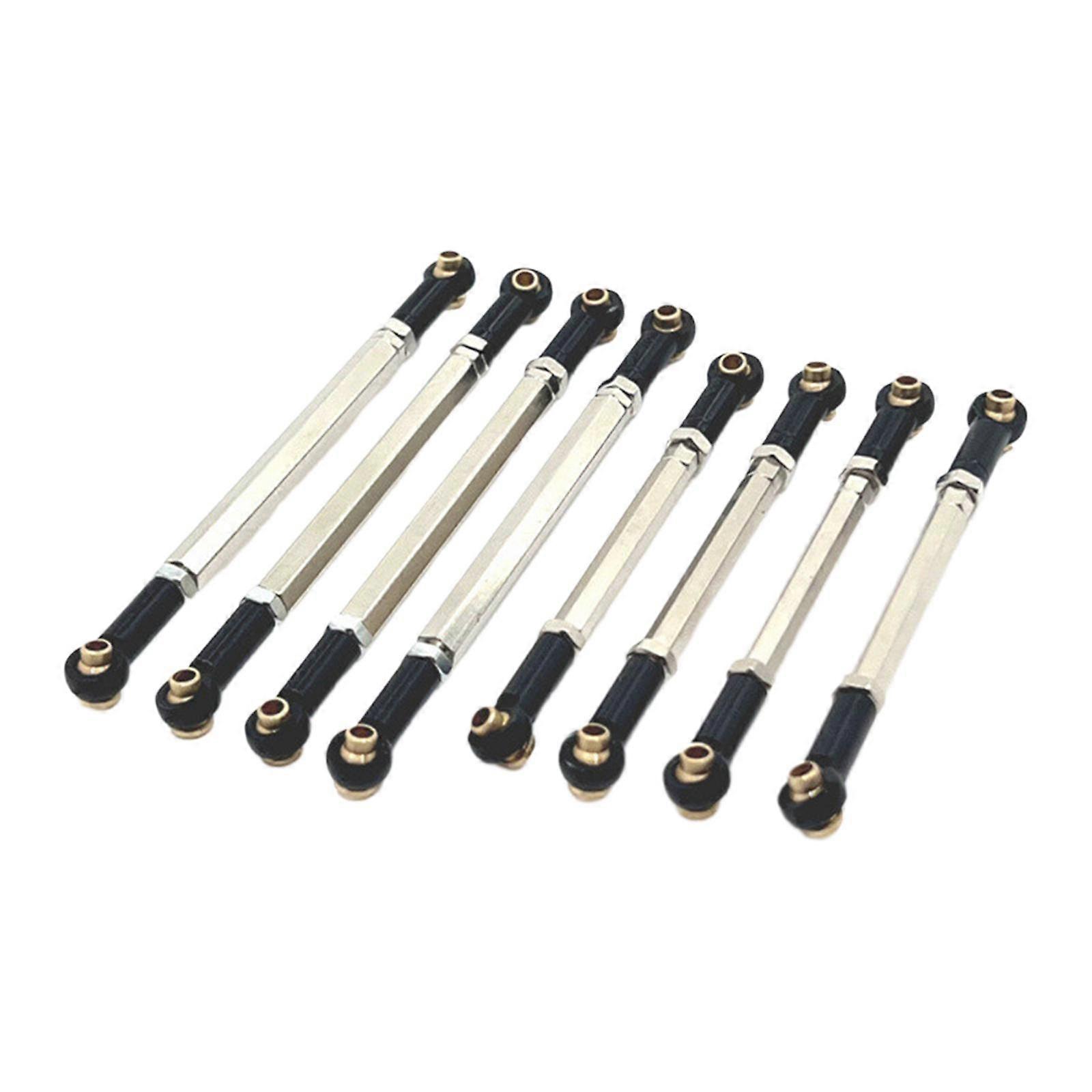 8Pcs Chassis Linkage Upgrade Parts RC Model Vehicle Parts for MN128 1/12 RC