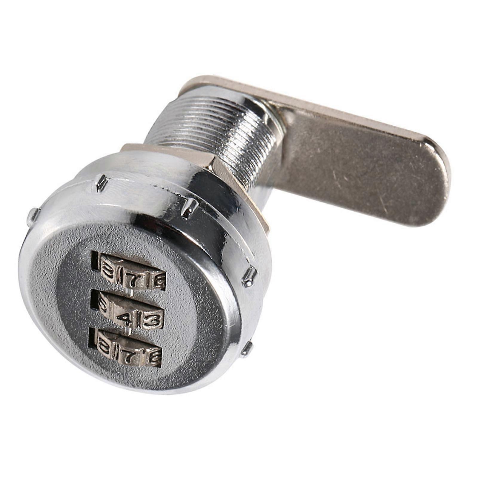 Combination Lock,3 Digit Combination Lock Lock Coding Lock For Cabinet Drawer Mailbox (Size : 2# Coded Lock for 12~16mm)