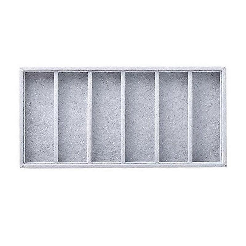 1Pcs 6 Slot Glasses Display Box, Glasses Display Organiser Tray, A