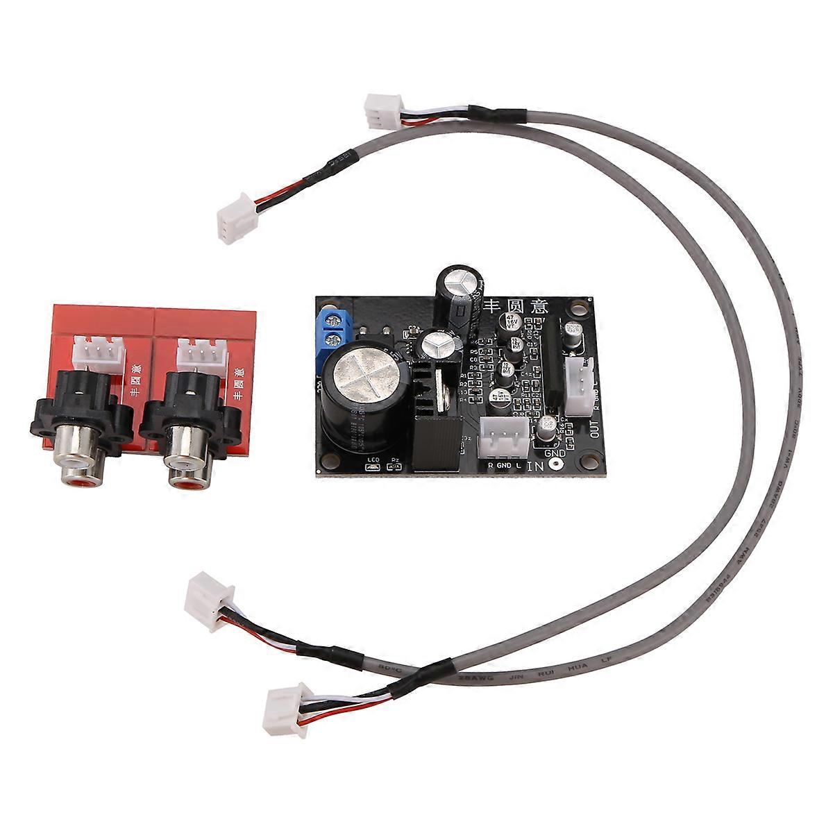 NE5532 Vinyl Record Player Preamplifier MM Board+Lotus Sockets