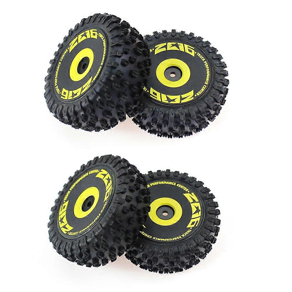 4Pcs Front and Rear Wheel Tire Tyre for 144001 144010 RC Car