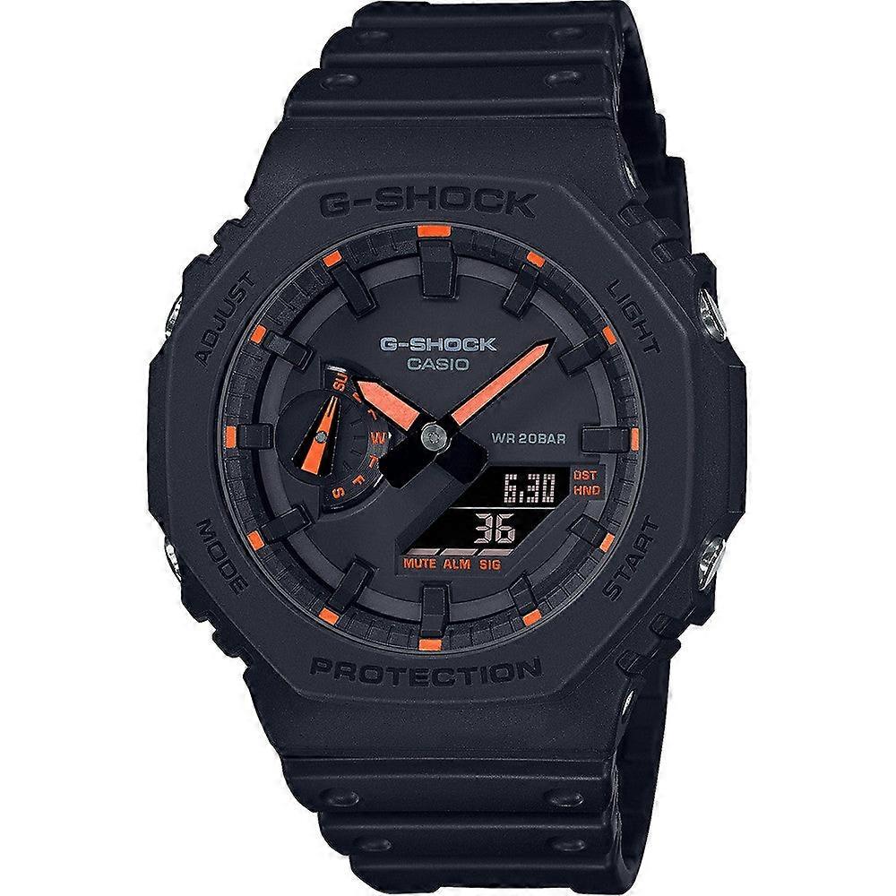 Casio G-shock Ga-2100-1a4er & Ga-2100-1a2er Analog-digital Watches