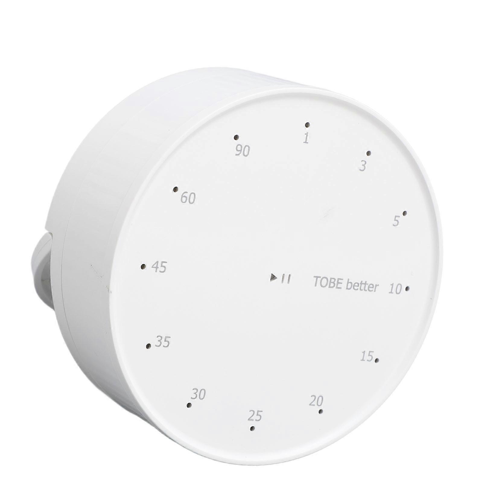 Electronic Timer with Rotating Indicator 12-Times Range 7x3cm White