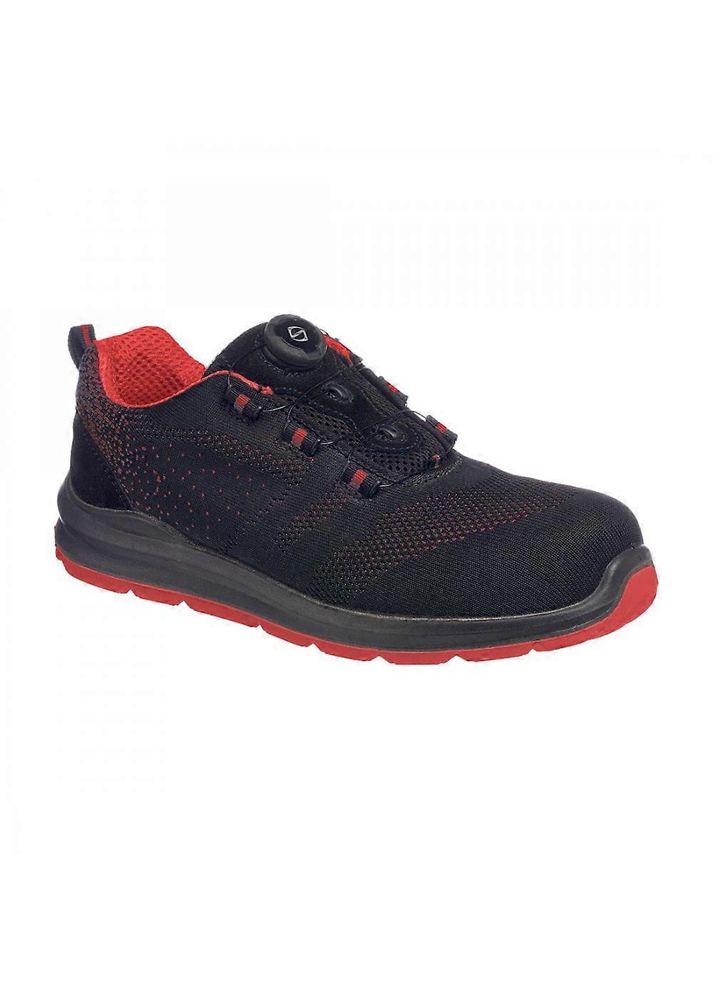 Men's Portwest Compositelite Wire Lace Safety Trainer Knit S1P FT08