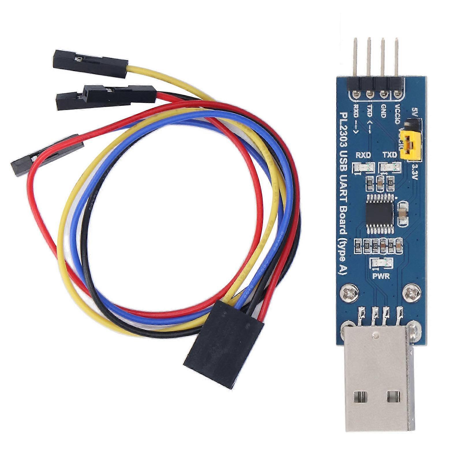 USB zu UART Serieller Adapter TTL USB Typ A Steckverbinder Kommunikationsmodul 1,8 V 2,5 V 3,3 V 5 V