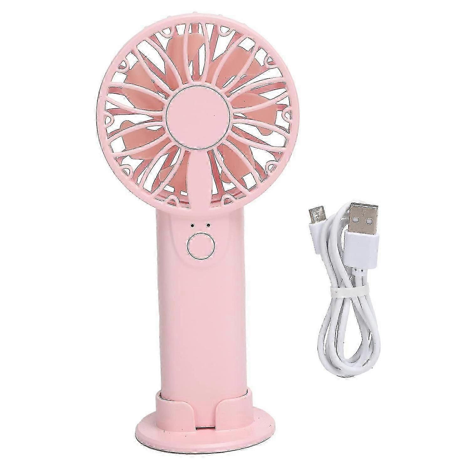 Portable Electric Handheld Fan -PINK)