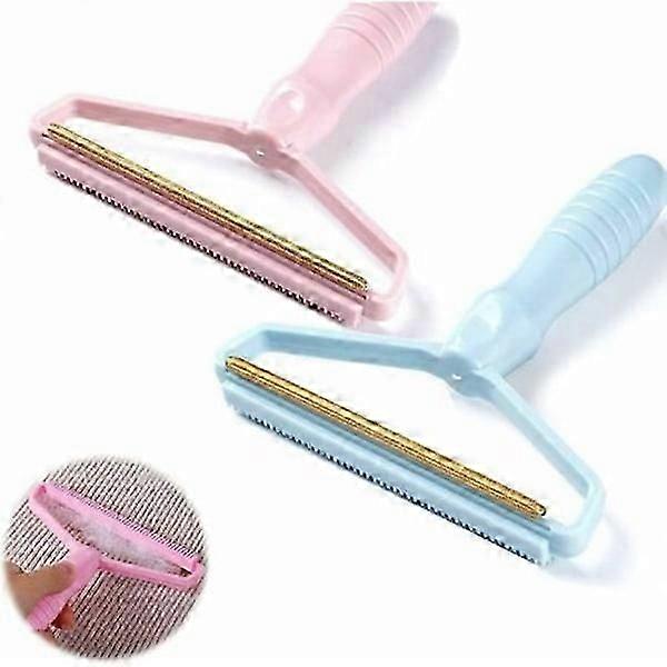 Manual lint remover, 2 pcs Lint remover Pull plastic of fluff removal Manual lint remover for woven fur animal hair-Yvan