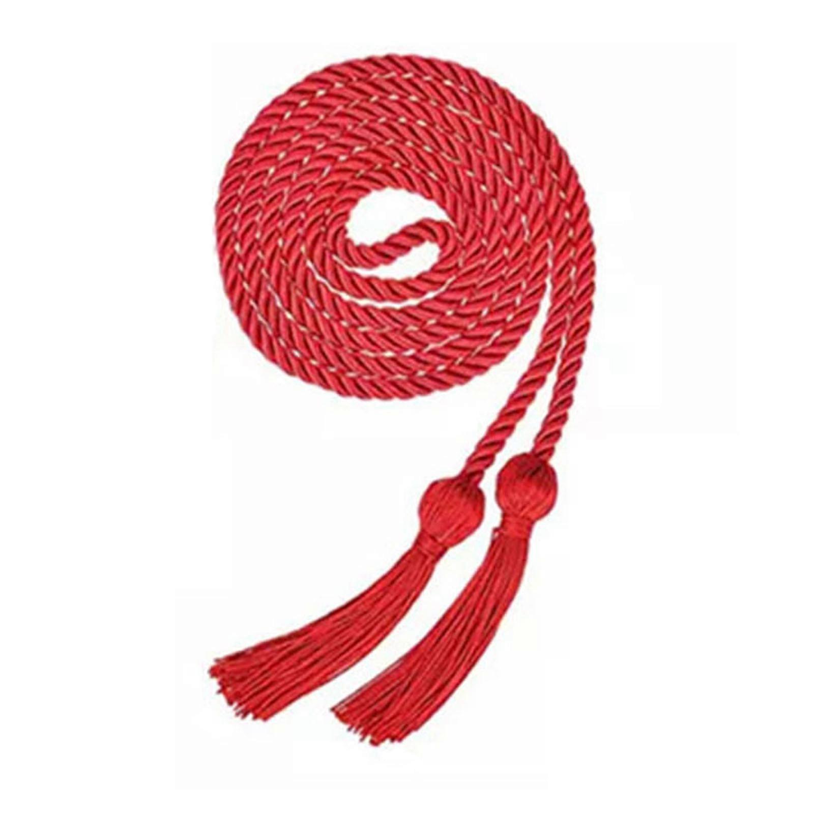 Graduation Cord with Tassels for Grad Day and Graduation Student, Graduation Tassels for College Graduation  Red