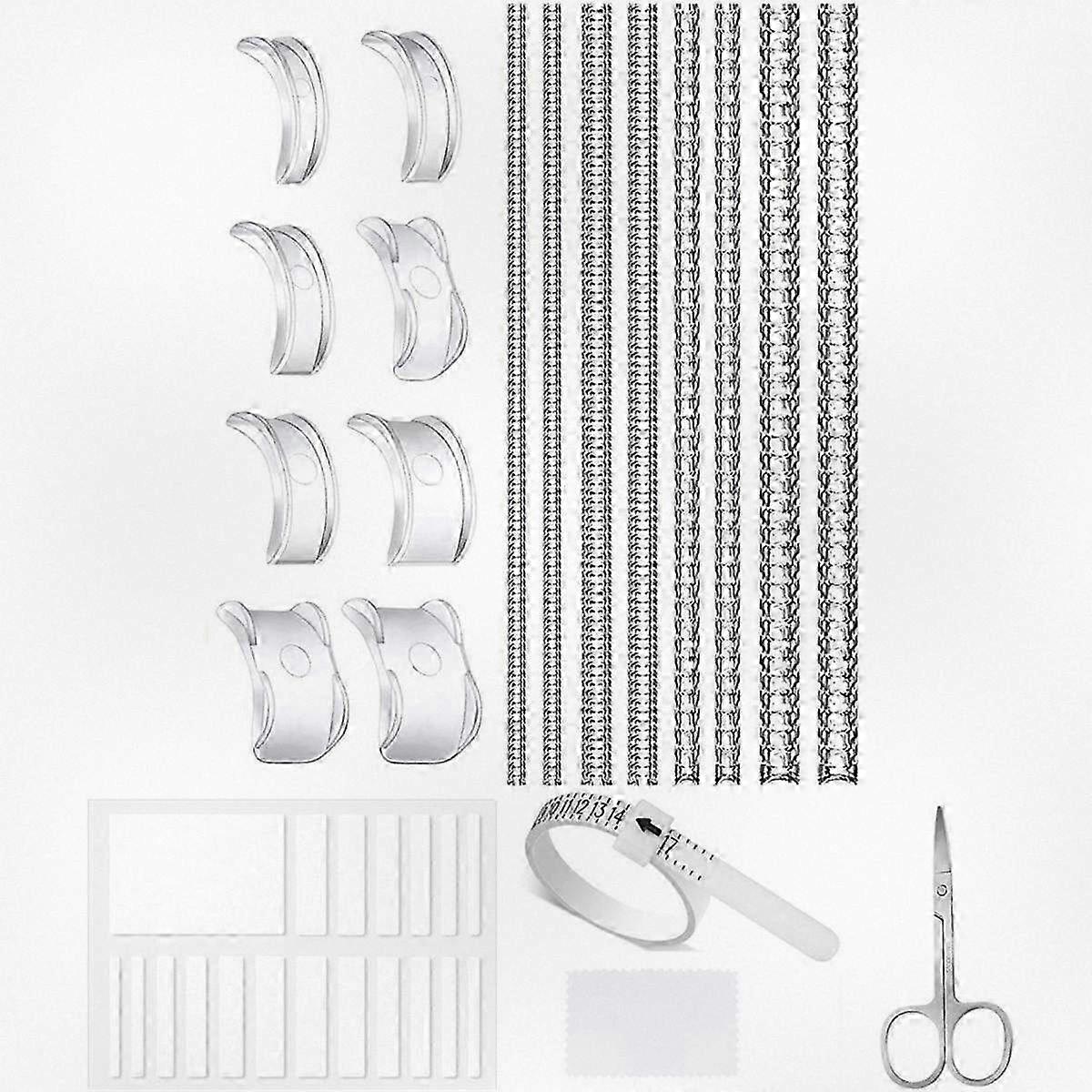 Adjustable Ring Sizer Kit for Loose Rings with Measuring Tool and Tightener Set