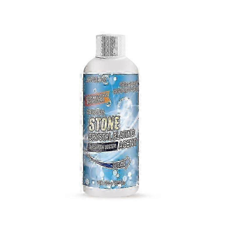 Jaysuing Stone Crystal Plating Agent Kitchen Quartz Stone Tile Table Scratch Repair Cleaning Stain Brightener - 100ml