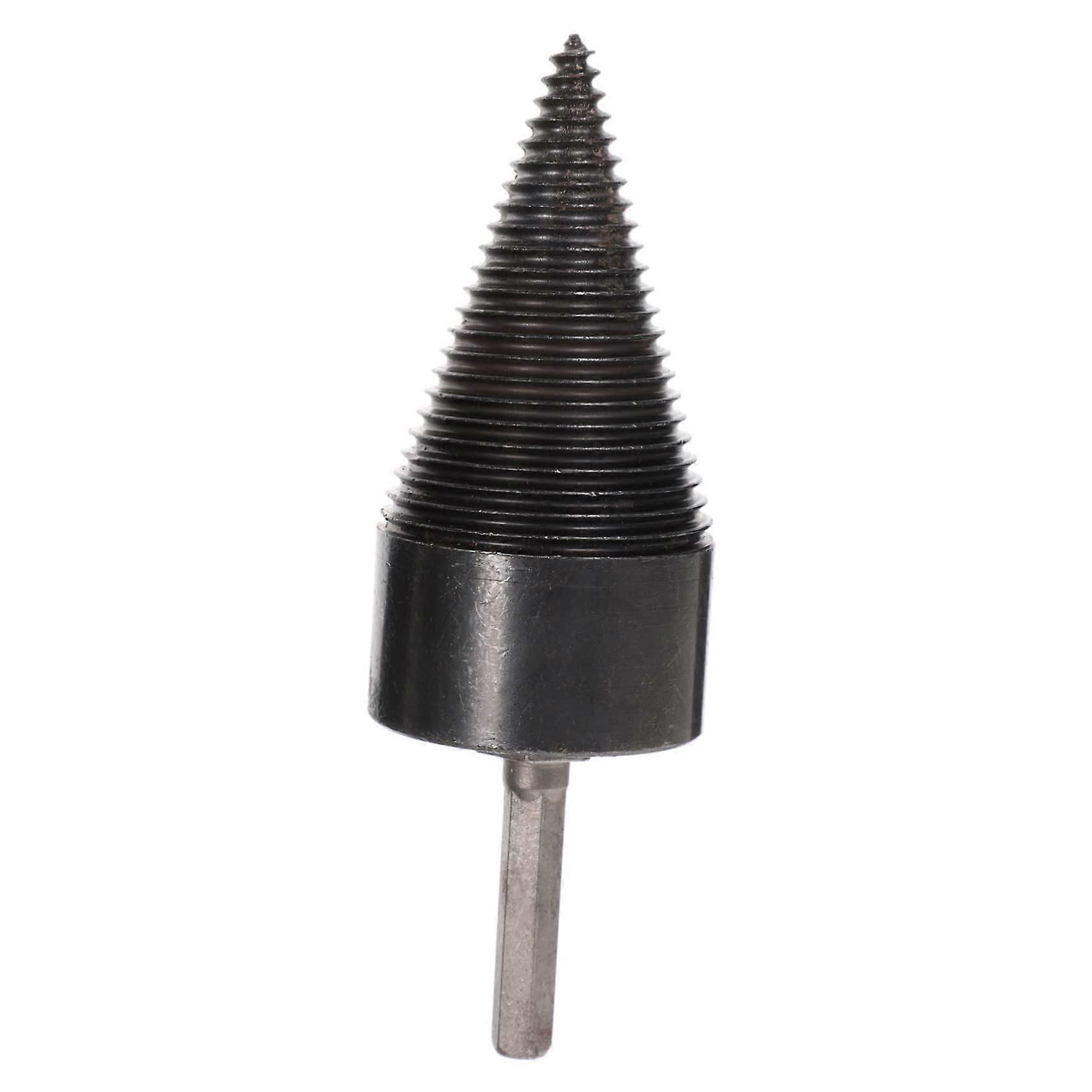 Firewood Drill Log Splitter Bit Cone Drill Tool for Woodworking – Hex Compatible Splitter Cones for Efficient Log Cutting