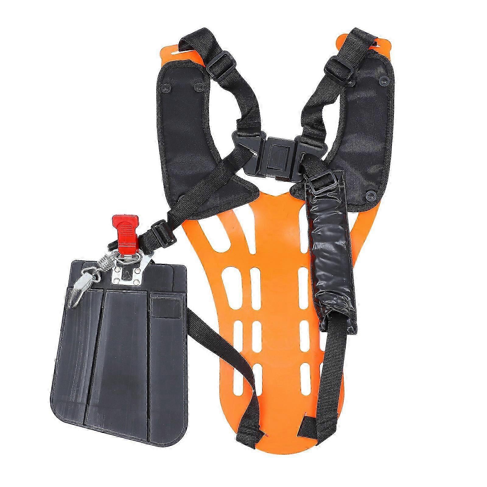 1pc Adjustable Hay Mower Harness Strap Double Shoulder for Mower Trimmer