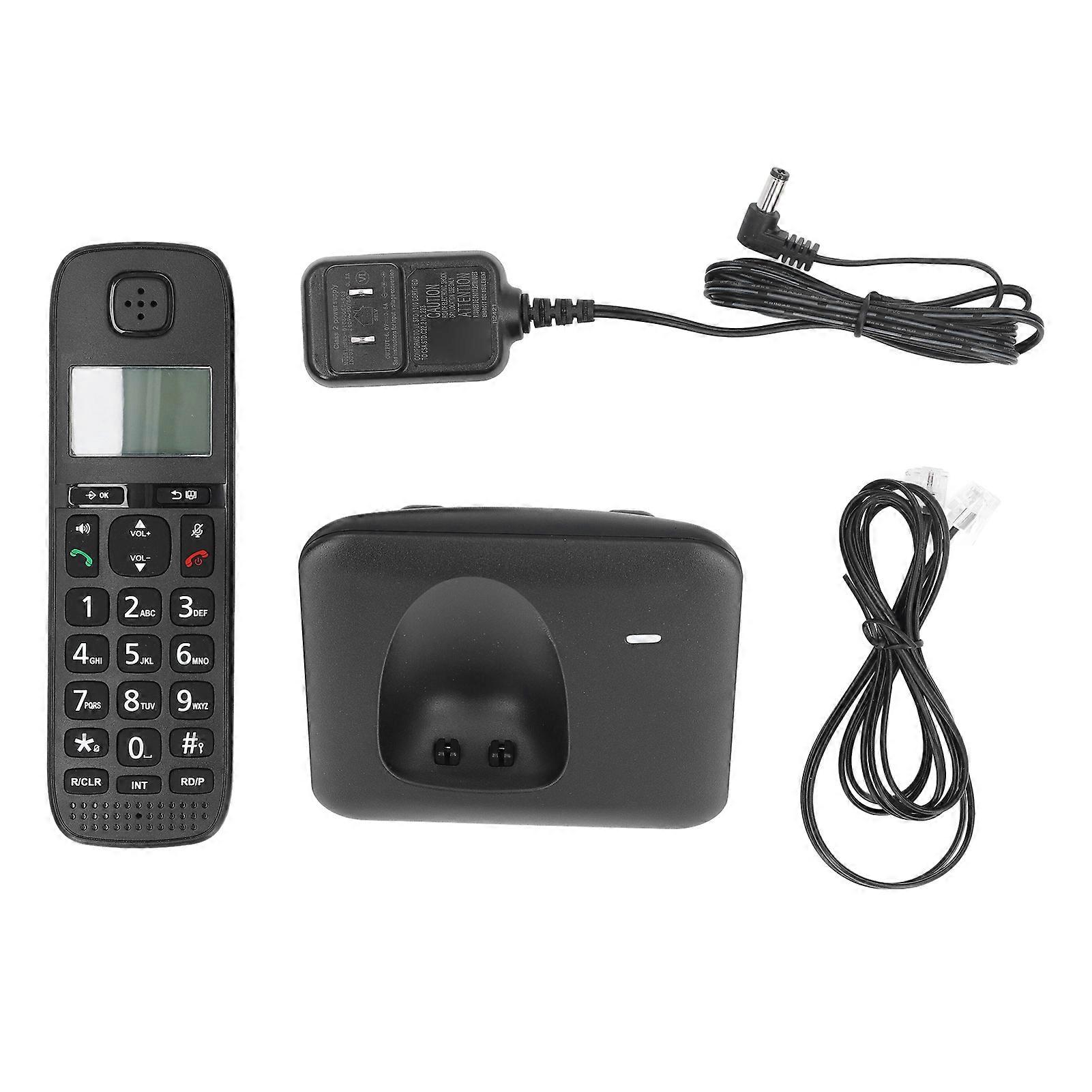 Combiné Téléphone sans fil Identification de l’appelant Identification de l’appelant 1,6 pouce Écran LCD Téléphone sans fil