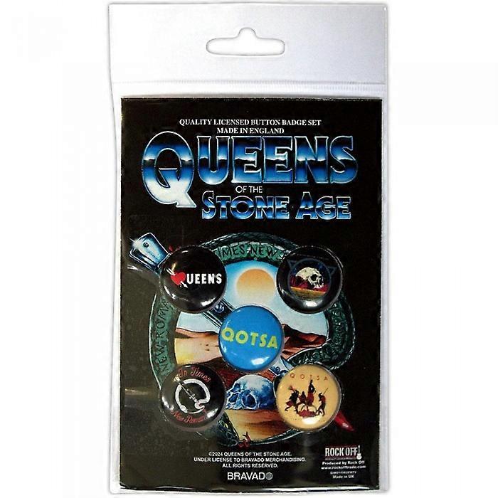 Queens Of The Stone Age Logo Badge (Pack of 5)